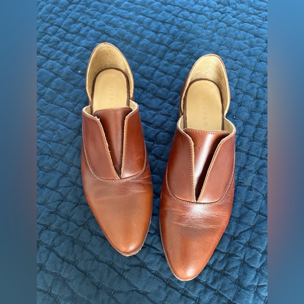 Nisolo Emma d’Orsay Oxford Brandy Loafer 6.5
